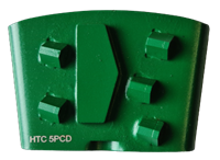 Golvslipsegment för HTC Grön PCD T-Rex Super Type Medurs Rot